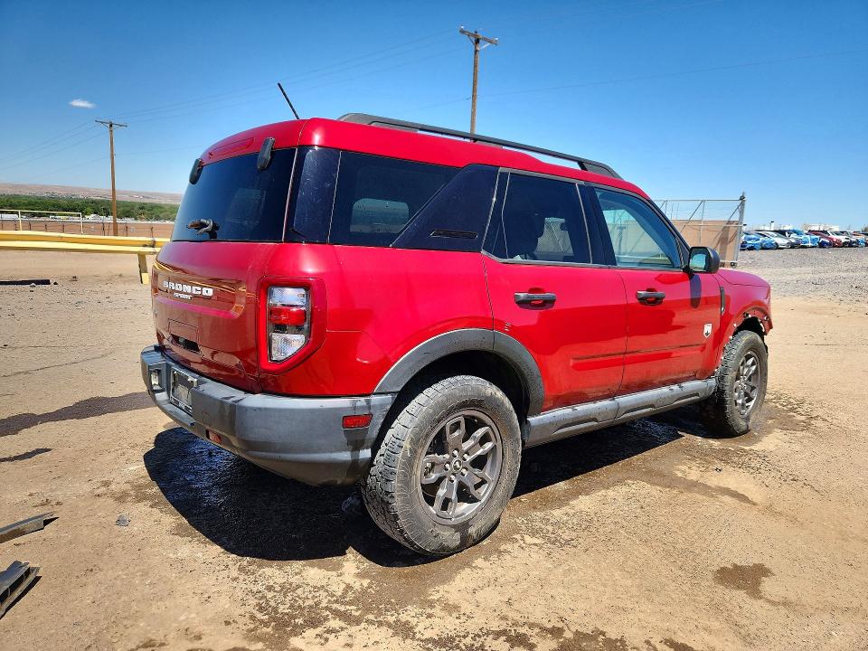 2021 Ford Bronco sport VIN 3FMCR9B64MRB04419 COPART salvage auction — FRONT END, NM - CERT OF TITLE-SALVAGE, sold $7,600 on 2026-08-20 (photo 3)