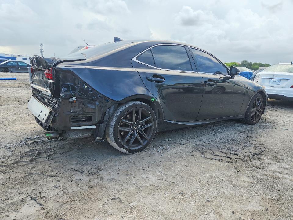 2016 Lexus Is VIN JTHBA1D25G5024409 COPART salvage auction — REAR END, Fl - Cert Of Title Slvg Rebuildable, sold $4,300 on 2026-07-17 (photo 3)