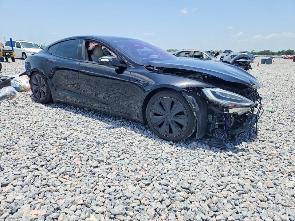 2021 Tesla Model s VIN 5YJSA1E51MF439845 COPART salvage auction — FRONT END, Fl - Certificate Of Destruction, sold $9,100 on 2026-09-01 (photo 4)