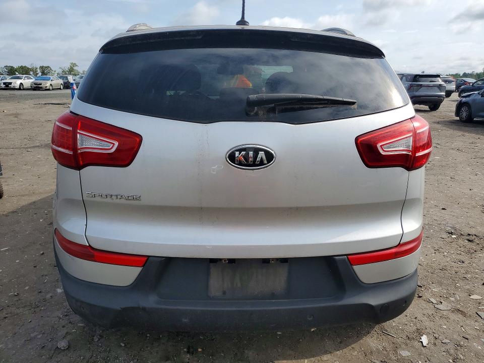2012 Kia Sportage VIN KNDPB3A22C7322175 COPART salvage auction — FRONT END, VA - CERT OF TITLE - SALVAGE, sold $250 on 2026-07-29 (photo 6)