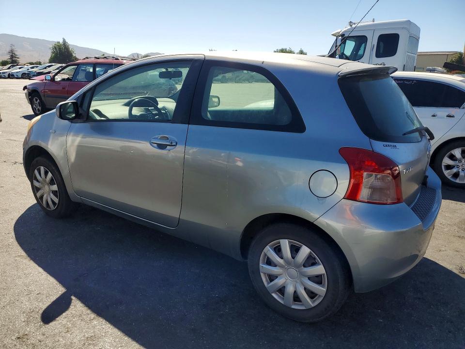 2007 Toyota Yaris VIN JTDJT923475055636 COPART salvage auction — MECHANICAL, CA - DIS/DLR/EXP APP FOR DUP CLEAN, sold $500 on 2026-07-30 (photo 2)