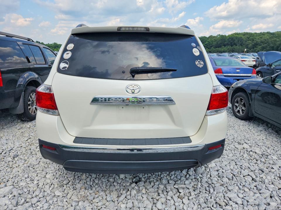2012 Toyota Highlander VIN 5TDZA3EH9CS030071 COPART salvage auction — SIDE, GA - CERT OF TITLE-SALVAGE, sold $1,450 on 2026-07-28 (photo 6)