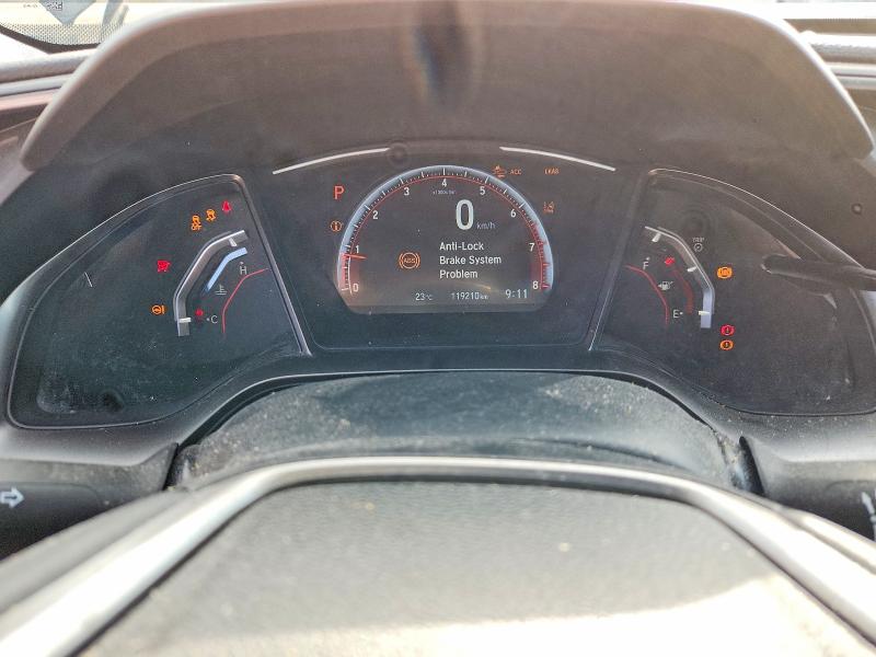 2019 Honda Civic VIN SHHFK7H97KU302758 COPART salvage auction — REAR END, ON - PERMIT SALVAGE, sold $4,200 on 2026-07-28 (photo 9)