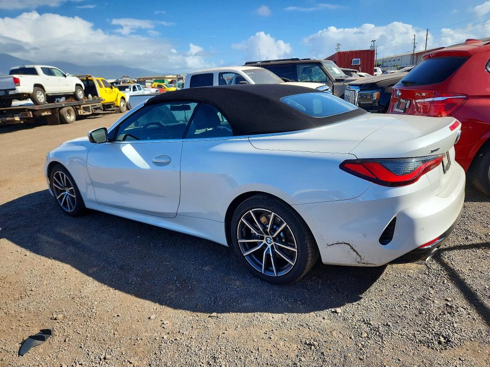 2026 BMW 4 series VIN WBA53DB02TCW61336 COPART salvage auction — FRONT END, HI - CERTIFICATE OF TITLE, sold $23,400 on 2026-07-20 (photo 2)