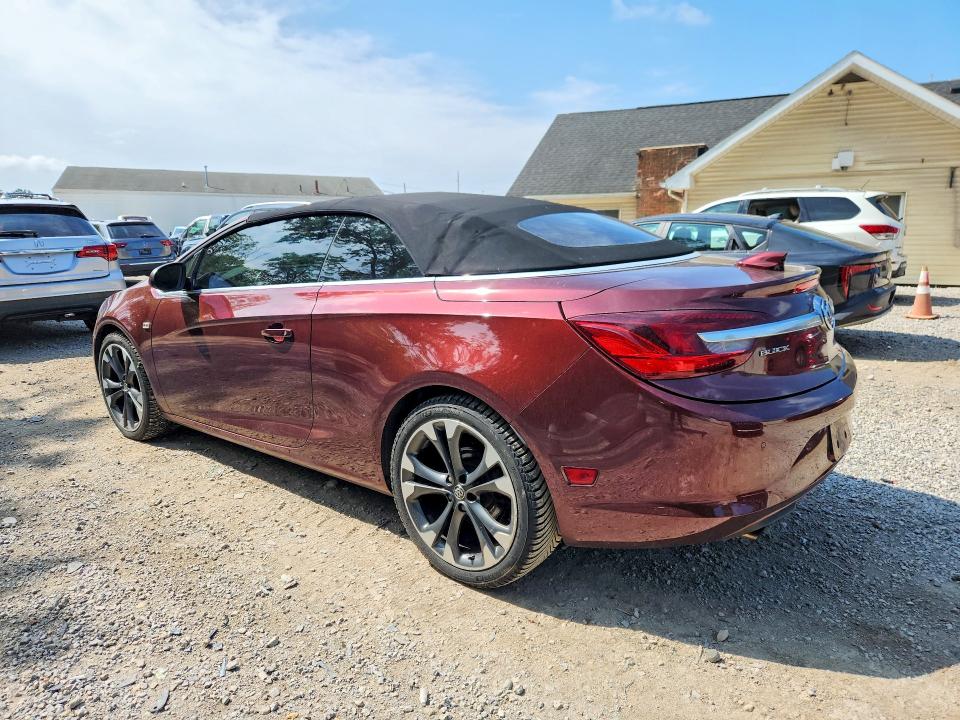 2018 Buick Cascada VIN W04WH3N57JG055573 COPART salvage auction — WATER/FLOOD, Oh - Cert Of Title-Flood Vehicle, sold $1,800 on 2026-07-23 (photo 2)