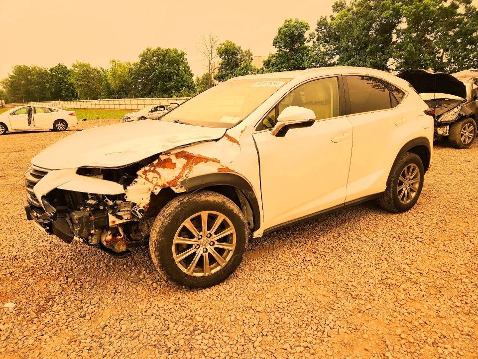 2017 Lexus Nx VIN JTJBARBZ9H2147775 COPART salvage auction — FRONT END, Ny - Mv-907A Salvage Certificate, sold $7,500 on 2026-07-25 (photo 1)
