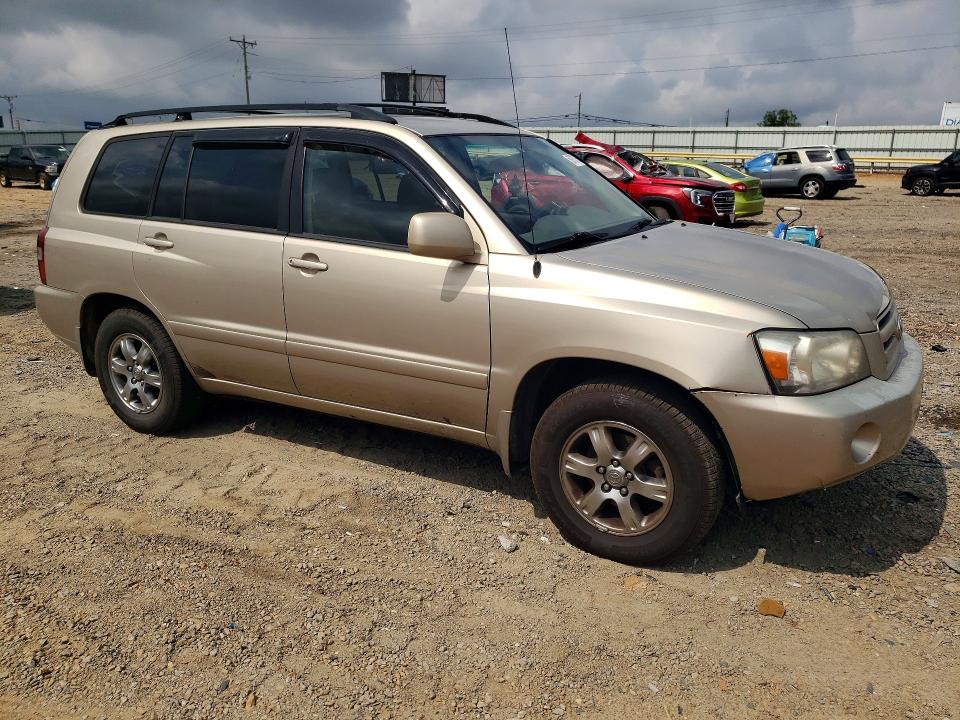 2004 Toyota Highlander VIN JTEDP21A240037035 COPART salvage auction — FRONT END, Va - Certificate Of Title, sold $100 on 2026-07-10 (photo 4)