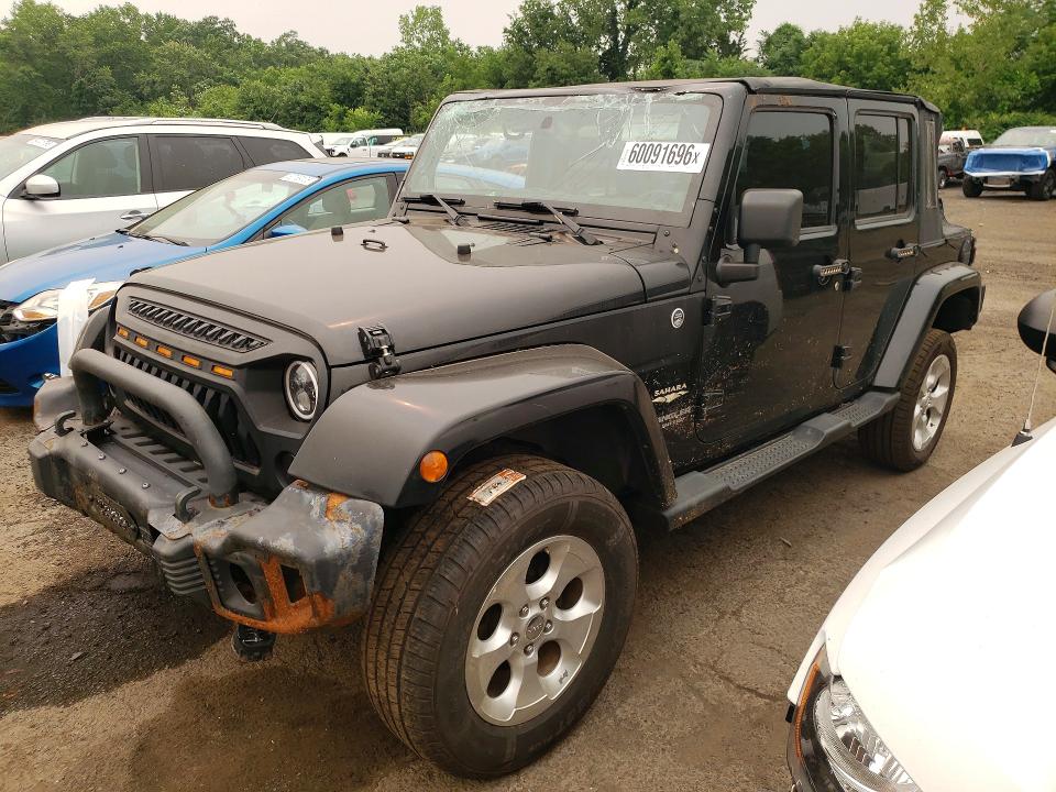 2013 Jeep Wrangler / VIN 1C4BJWEG2DL671317 COPART salvage auction — ROLLOVER, Ct - Cert Of Title-Salvage, sold $475 on 2026-07-24 (photo 1)