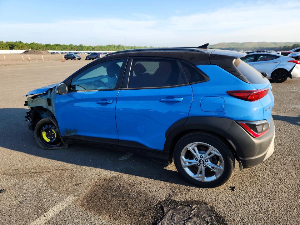 2022 Hyundai Kona VIN KM8K6CAB0NU894120 COPART salvage auction — FRONT END, NY - MV-907A SALVAGE CERTIFICATE, sold $3,000 on 2026-07-20 (photo 2)