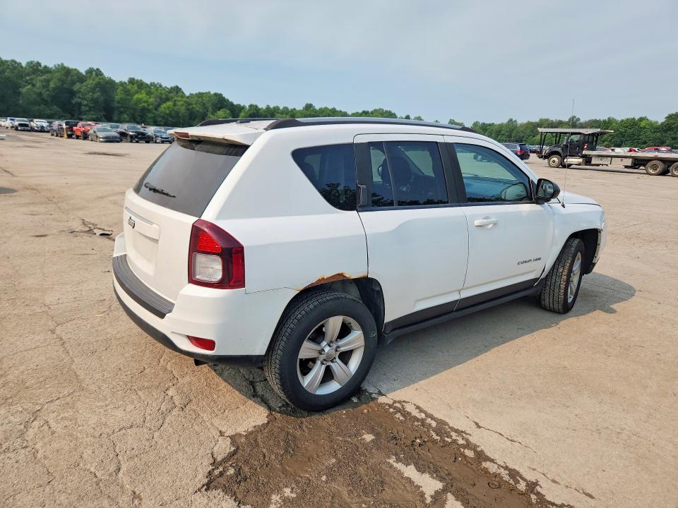 2016 Jeep Compass VIN 1C4NJDBB0GD626966 COPART salvage auction — FRONT END, Pa - Certificate Of Salvage, sold $100 on 2026-07-23 (photo 3)