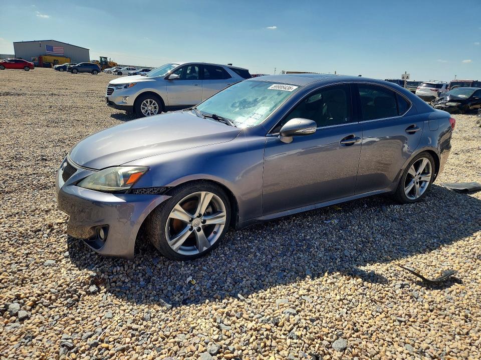 2012 Lexus Is VIN JTHBF5C21C5173694 COPART salvage auction — FRONT END, Tx - Certificate Of Title (P), sold $4,100 on 2026-07-28 (photo 1)