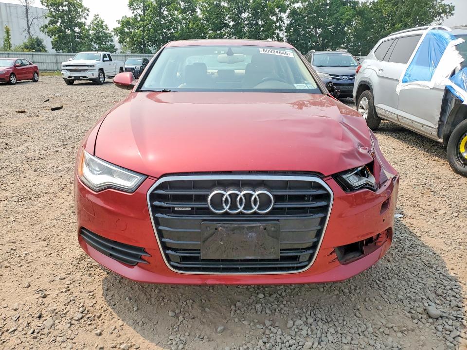 2012 Audi A6 VIN WAUGGAFC0CN057000 COPART salvage auction — FRONT END, Ny - Mv-907A Salvage Certificate, sold $450 on 2026-07-27 (photo 5)
