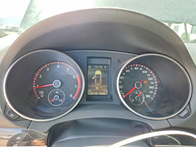 2012 Volkswagen Gti VIN WVWHD7AJ6CW145665 COPART salvage auction — MECHANICAL, Oh - Certificate Of Title, sold $975 on 2026-07-13 (photo 9)