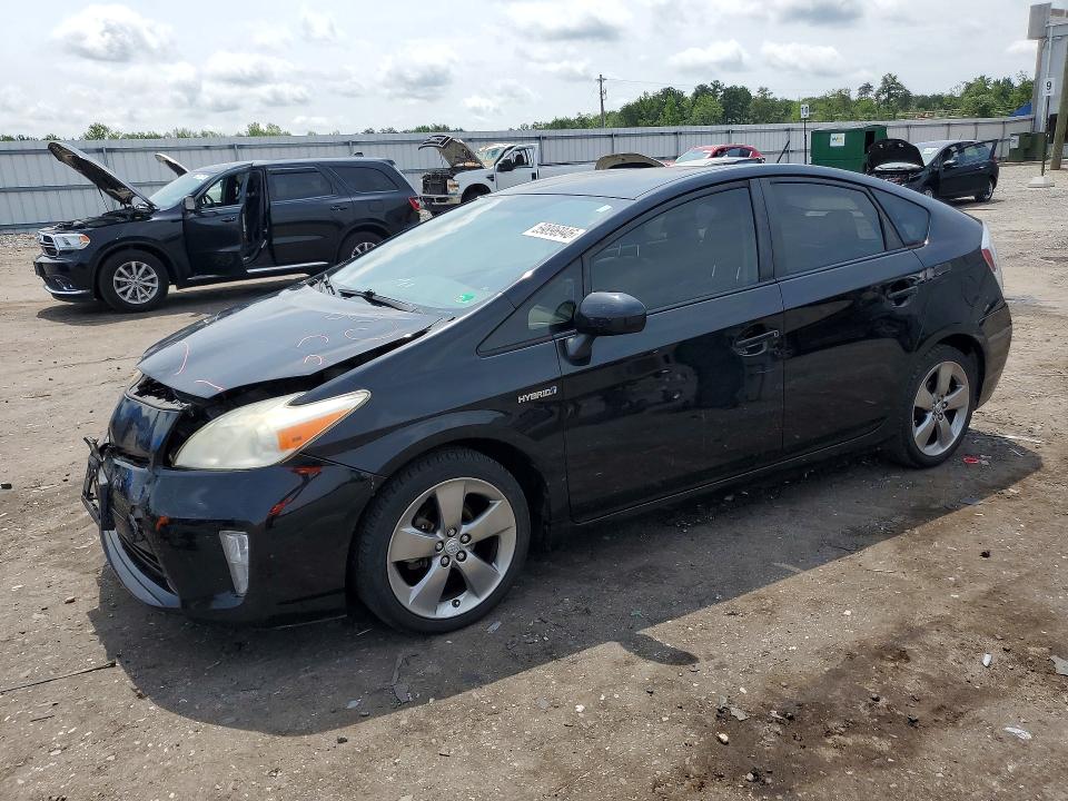 2013 Toyota Prius VIN JTDKN3DU1D5604481 COPART salvage auction — FRONT END, VA - CERTIFICATE OF TITLE, sold $1,200 on 2026-07-29 (photo 1)
