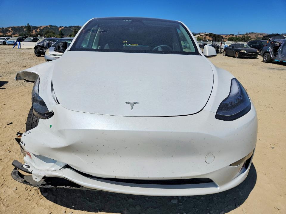 2023 Tesla Model y VIN 7SAYGDEE5PA099825 COPART salvage auction — FRONT END, Ca - Salvage Certificate, sold $6,200 on 2026-07-28 (photo 5)