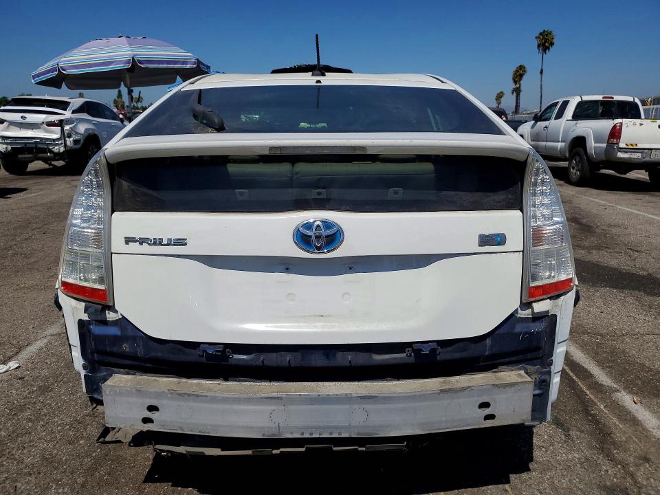 2010 Toyota Prius VIN JTDKN3DU5A0019783 COPART salvage auction — MINOR DENT/SCRATCHES, CA - CERT OF TITLE-SALVAGED, sold $1,250 on 2026-07-28 (photo 6)