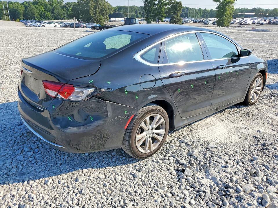 2016 Chrysler 200 VIN 1C3CCCABXGN112389 COPART salvage auction — REAR END, Ga - Cert Of Title-Salvage Court Or, sold $725 on 2026-07-27 (photo 3)
