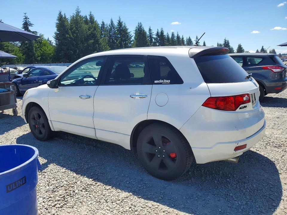 2008 Acura Rdx VIN 5J8TB18218A008425 COPART salvage auction — REAR END, WA - VEHICLE CERT OF OWNERSHIP-TITL, sold $1,086 on 2026-07-12 (photo 2)