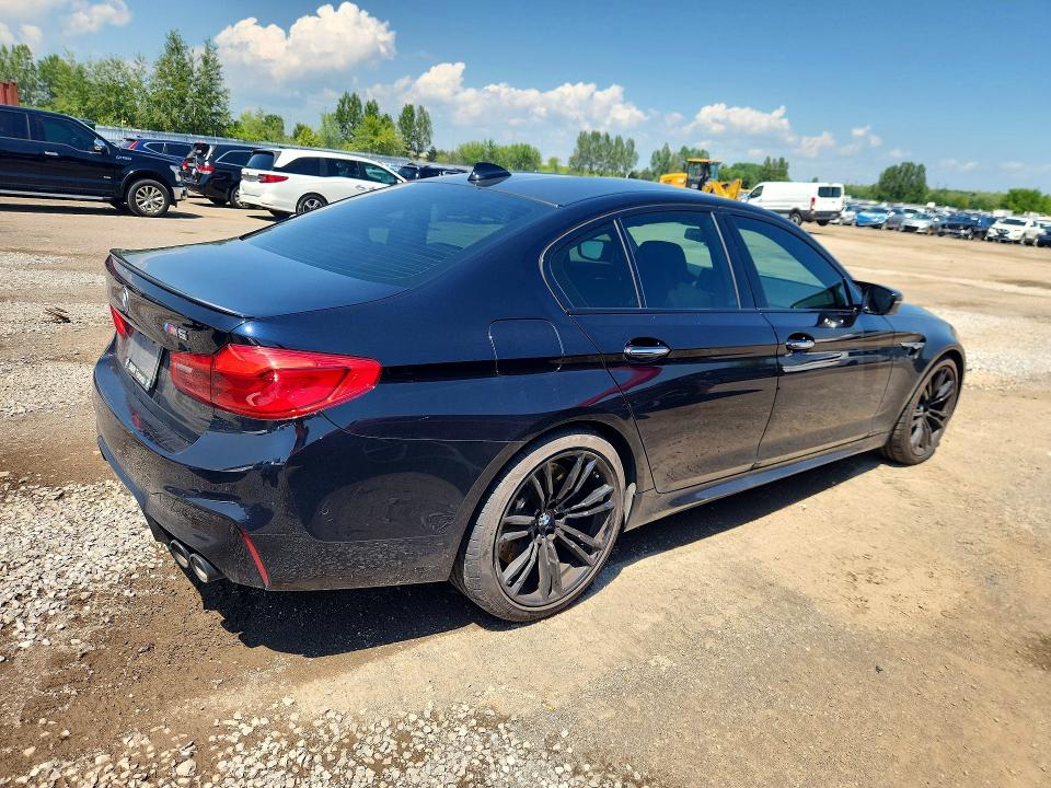 2018 BMW M5 VIN WBSJF0C53JB283101 COPART salvage auction — WATER/FLOOD, Salvage Title, sold $41,250 on 2026-08-25 (photo 3)