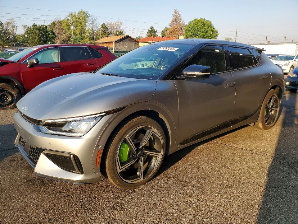 2023 Kia Ev6 VIN KNDC5DLE9P5110572 COPART salvage auction — REAR END, CO - PUBLIC - SALVAGE TITLE (P), sold $7,700 on 2026-07-28 (photo 1)
