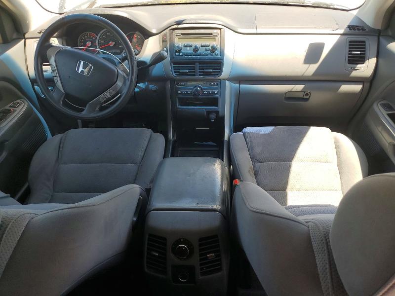 2007 Honda Pilot VIN 5FNYF28427B008293 COPART salvage auction — BURN, Ca - Dis/Dlr/Exp Only Clean Title, sold $675 on 2026-07-31 (photo 8)
