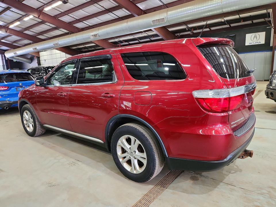 2013 Dodge Durango VIN 1C4RDJAG7DC575181 COPART salvage auction — MINOR DENT/SCRATCHES, Wv - Certificate Of Title (P), sold $2,050 on 2026-08-14 (photo 2)