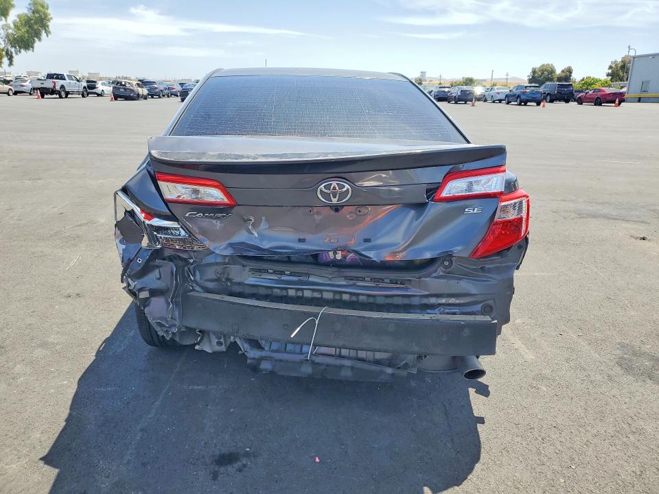 2013 Toyota Camry VIN 4T1BF1FKXDU248210 COPART salvage auction — REAR END, Ca - Salvage Certificate, sold $2,450 on 2026-07-29 (photo 6)