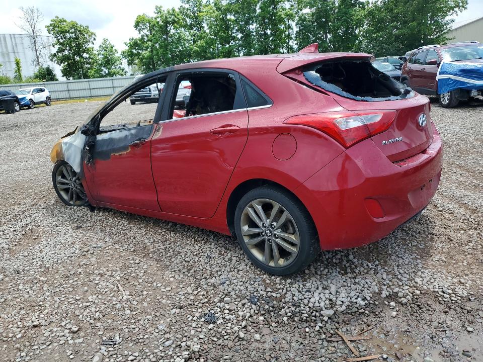 2016 Hyundai Elantra VIN KMHD35LH6GU265009 COPART salvage auction — BURN, Ny - Mv-907A Salvage Certificate, sold $350 on 2026-07-20 (photo 2)