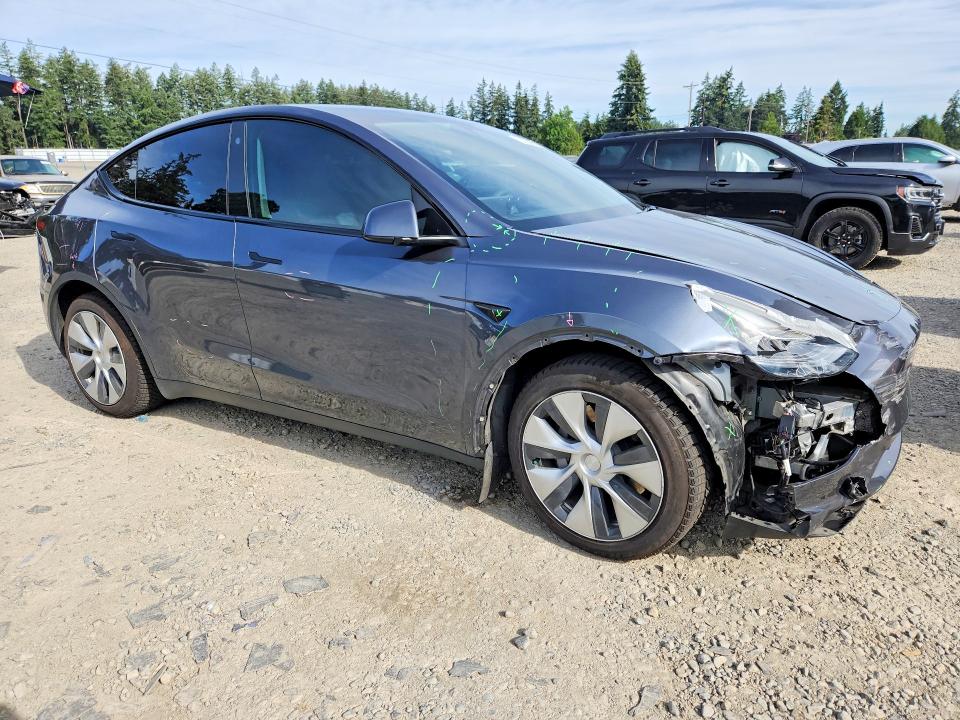2021 Tesla Model y VIN 5YJYGAEE0MF146298 COPART salvage auction — FRONT END, Wa - Bill Of Sale, sold $8,200 on 2026-07-31 (photo 4)