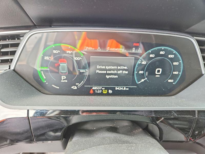 2019 Audi E-tron VIN WA1LAAGE1KB024567 COPART salvage auction — FRONT END, Az - Cert Of Title - Salvage, sold $12,000 on 2026-08-28 (photo 9)