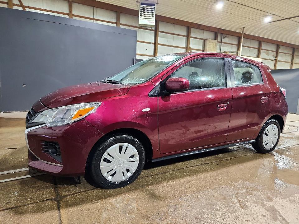 2024 Mitsubishi Mirage VIN ML32AUHJ8RH035994 COPART salvage auction — REAR END, Oh - Certificate Of Title (P), sold $90 on 2026-07-22 (photo 1)