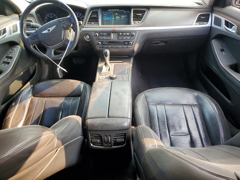 2015 Hyundai Genesis VIN KMHGN4JE2FU102995 COPART salvage auction — ALL OVER, IL - SALVAGE CERTIFICATE, sold $2,300 on 2026-07-29 (photo 8)