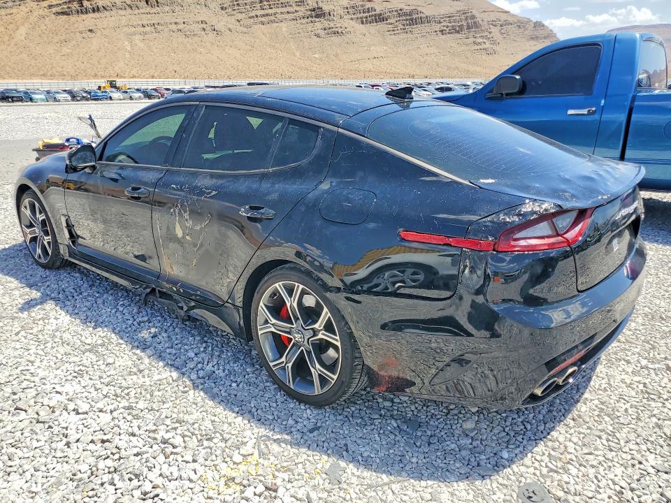 2021 Kia Stinger VIN KNAE45LC1M6088554 COPART salvage auction — BURN, NV - SALVAGE TITLE, sold $10,600 on 2026-08-24 (photo 2)