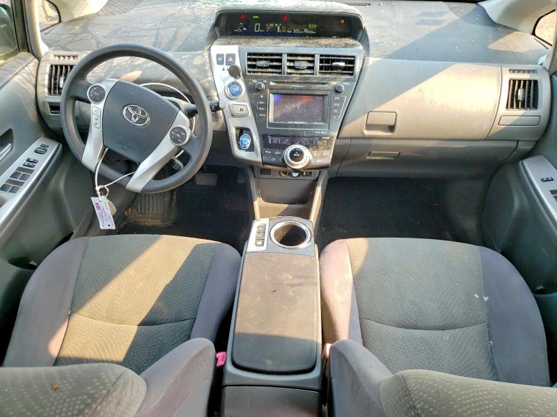 2012 Toyota Prius v VIN JTDZN3EU1C3075766 COPART salvage auction — ROLLOVER, Ct - Cert Of Title-Salvage, sold $1,300 on 2026-07-17 (photo 8)