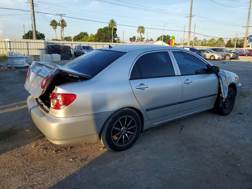 2007 Toyota Corolla VIN JTDBR32E370136836 COPART salvage auction — REAR END, Fl - Cert Of Title Slvg Rebuildable, sold $2,000 on 2026-07-17 (photo 3)