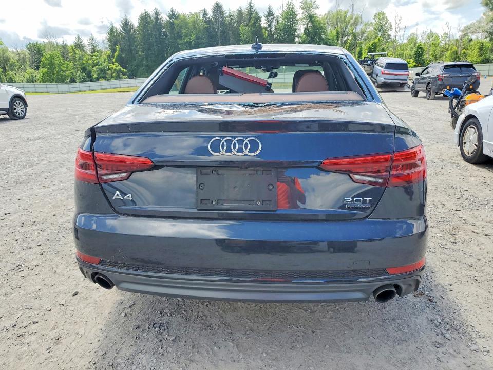 2017 Audi A4 VIN WAUDNAF42HN058769 COPART salvage auction — REAR END, Ny - Mv-907A Salvage Certificate, sold $3,550 on 2026-07-27 (photo 6)