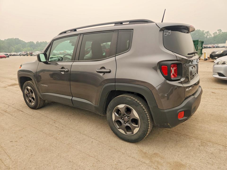 2017 Jeep Renegade VIN ZACCJBAB6HPG55839 COPART salvage auction — REAR END, Pa - Certificate Of Salvage, sold $2,800 on 2026-07-30 (photo 2)