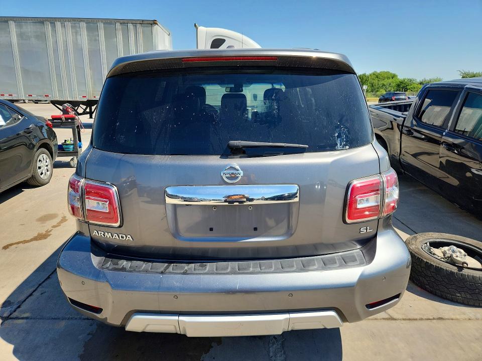 2017 Nissan Armada VIN JN8AY2ND8H9003664 COPART salvage auction — MECHANICAL, Tx - Certificate Of Title, sold $2,850 on 2026-07-30 (photo 6)