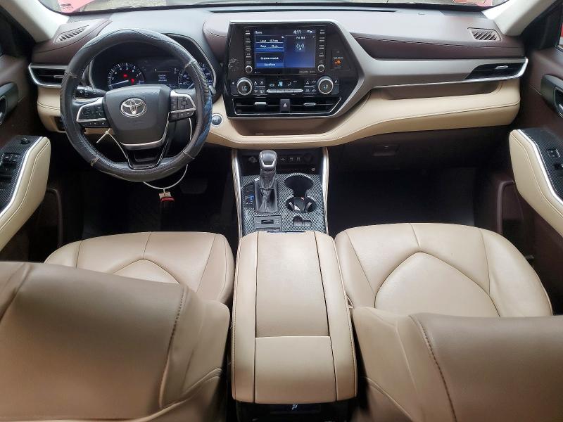 2020 Toyota Highlander VIN 5TDGZRBH5LS013470 COPART salvage auction — MINOR DENT/SCRATCHES, RI - CERTIFICATE OF TITLE (P), sold $3,150 on 2026-07-16 (photo 8)