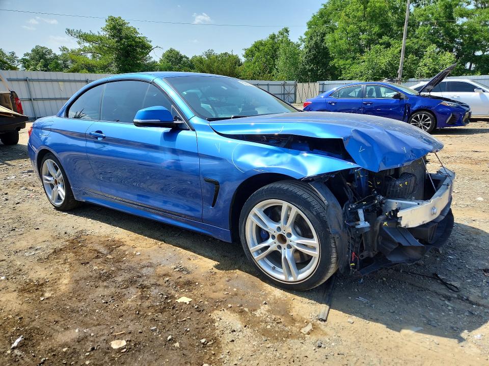 2017 BMW VIN WBA4U1C54H5A16137 COPART salvage auction — FRONT END, NJ - CERT OF TITLE-SALVAGE, sold $250 on 2026-07-29 (photo 4)