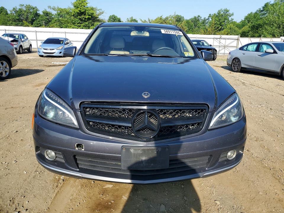 2011 Mercedes-benz C class VIN WDDGF8BB4BF542170 COPART salvage auction — SIDE, Nj - Cert Of Title-Salvage, sold $425 on 2026-07-27 (photo 5)