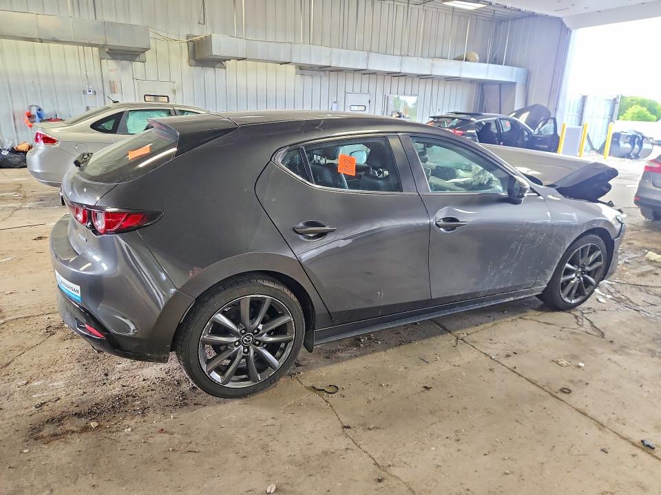 2019 Mazda 3 VIN JM1BPBJM3K1124990 COPART salvage auction — FRONT END, Wi - Junked Vehicle Bill Of Sale, sold $500 on 2026-07-27 (photo 3)
