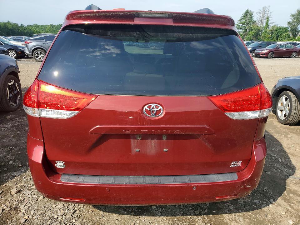 2013 Toyota Sienna VIN 5TDDK3DC0DS059294 COPART salvage auction — FRONT END, Md - Certificate Of Title, sold $2,550 on 2026-07-27 (photo 6)