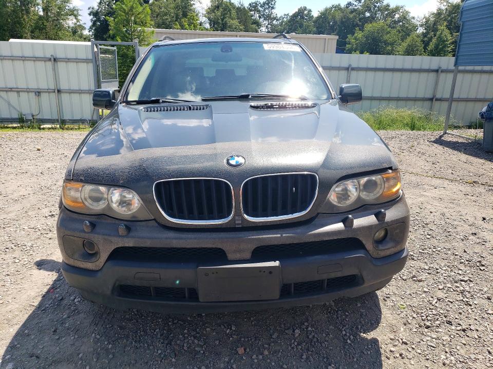 2005 BMW X5 VIN 5UXFA13535LY11834 COPART salvage auction — ENGINE BURN, Ga - Cert Of Title-Salvage, sold $200 on 2026-07-28 (photo 5)