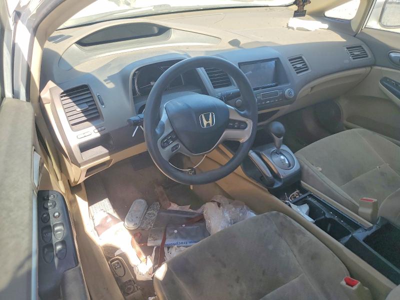 2008 Honda Civic hybrid VIN JHMFA36288S019640 COPART salvage auction — SIDE, Ca - Dis/Dlr/Exp Only Clean Title, sold $500 on 2026-07-16 (photo 8)
