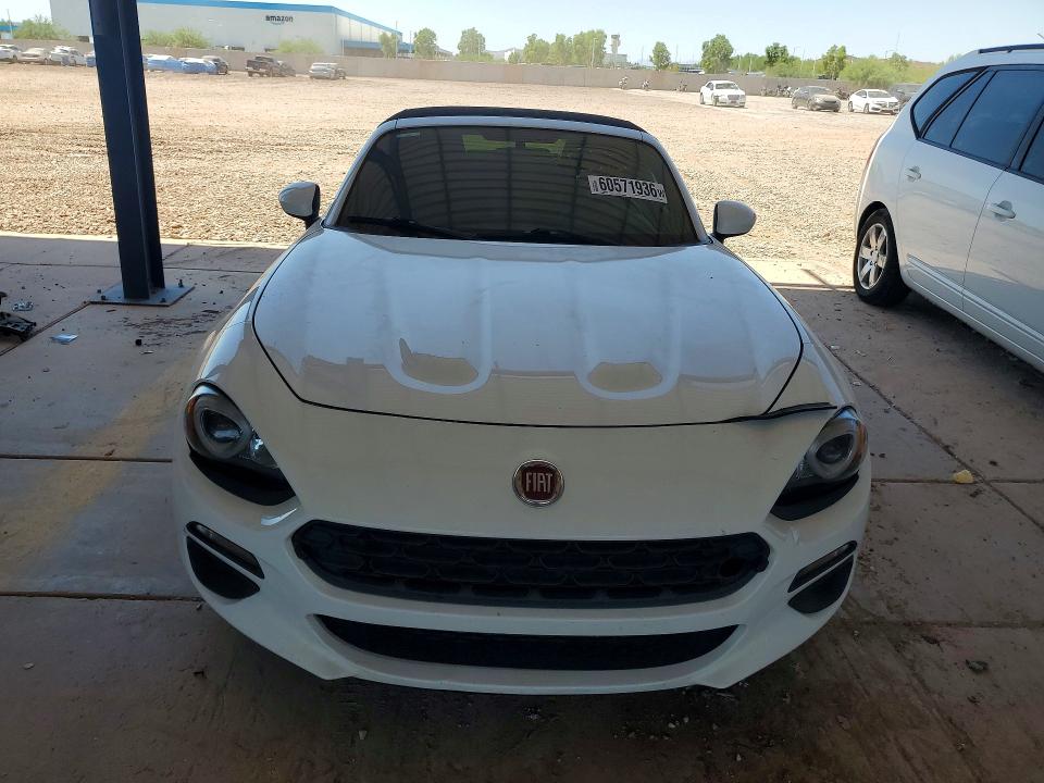 2017 Fiat 124 spider VIN JC1NFAEK1H0107829 COPART salvage auction — MECHANICAL, Salvage Title, sold $2,600 on 2026-07-21 (photo 5)