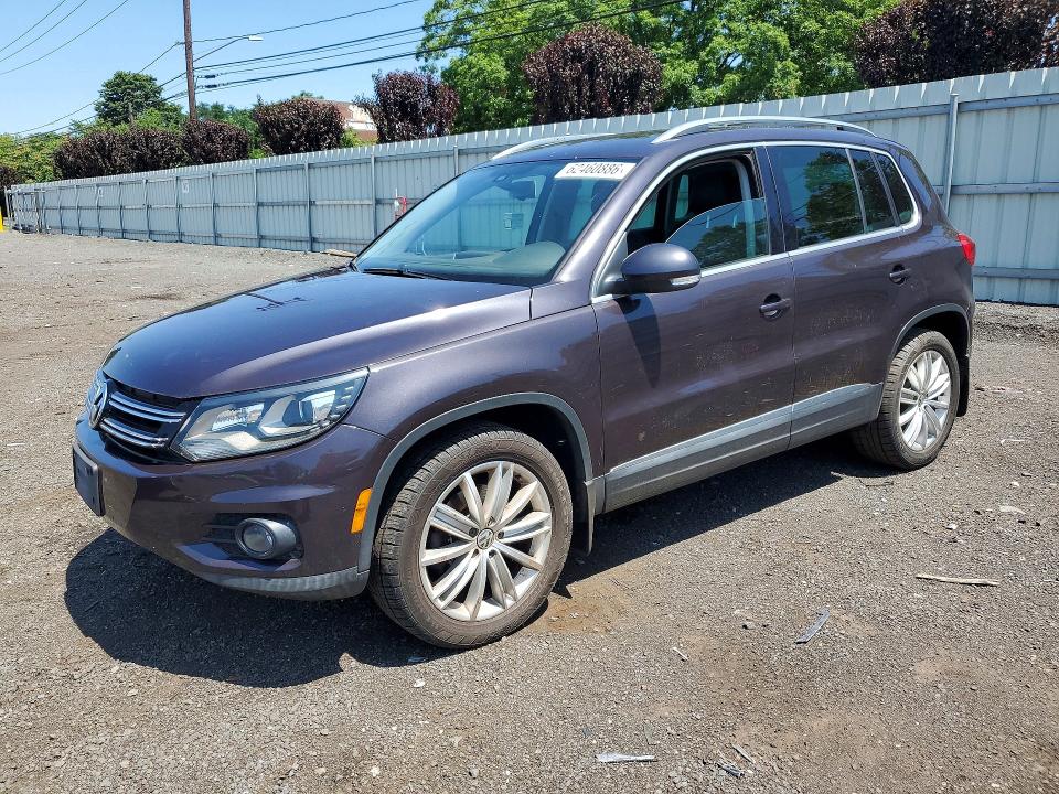 2016 Volkswagen Tiguan VIN WVGBV7AX9GW566059 COPART salvage auction — MECHANICAL, Ct - Certificate Of Title, sold $2,550 on 2026-07-31 (photo 1)