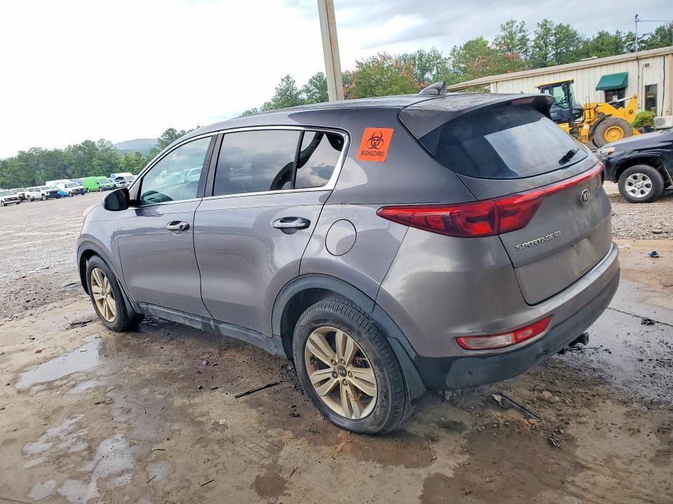 2017 Kia Sportage VIN KNDPM3AC0H7083168 COPART salvage auction — MECHANICAL, Oh - Certificate Of Title, sold $1,150 on 2026-07-30 (photo 2)