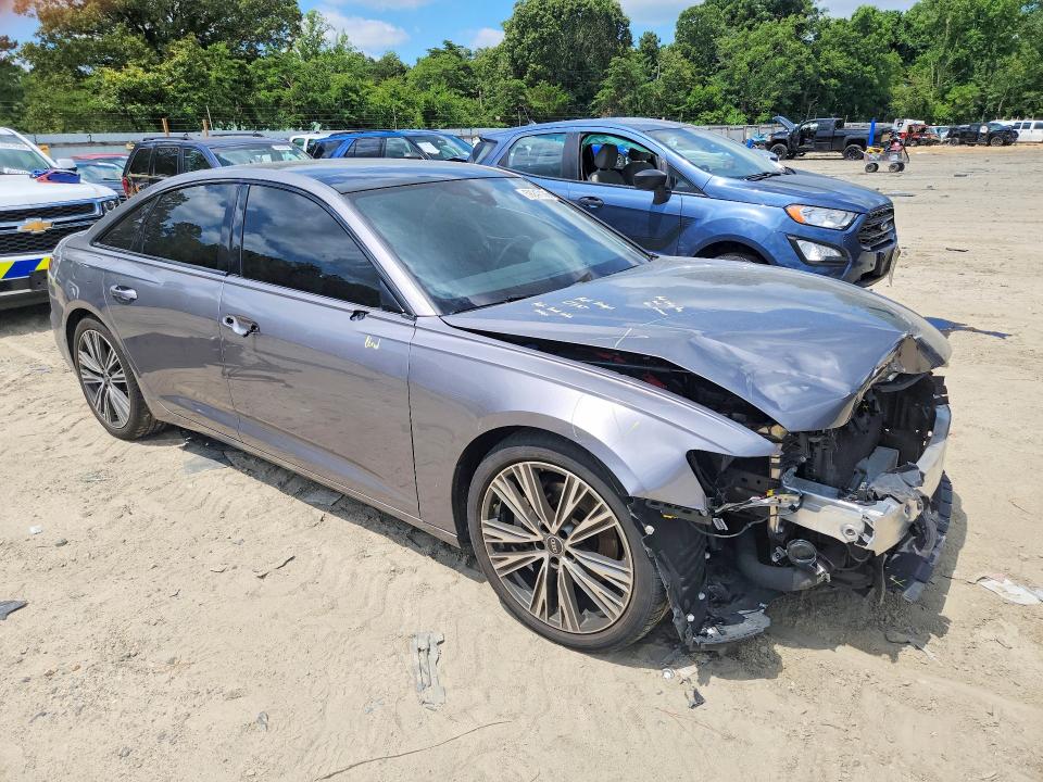 2021 Audi A6 VIN WAUD8AF26MN033213 COPART salvage auction — FRONT END, Md - Cert Of Salvage > 75% Damage, sold $10,100 on 2026-09-01 (photo 4)