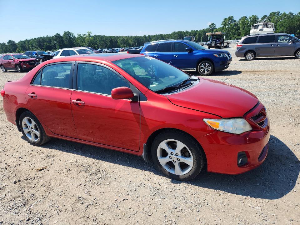 2012 Toyota Corolla VIN 5YFBU4EE1CP021345 COPART salvage auction — REAR END, Nc - Salvage Certificate Of Title, sold $425 on 2026-07-27 (photo 4)